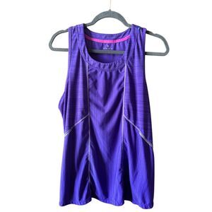 Athleta Women's XL Purple Run On Tank Top Racerback Standard Activewear